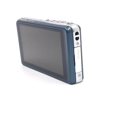 【全額返金保証】【最速発送】Panasonic コンパクトデジタルカメラ LUMIX DMC-FX77-A [スエードブルー] 動作確認済
