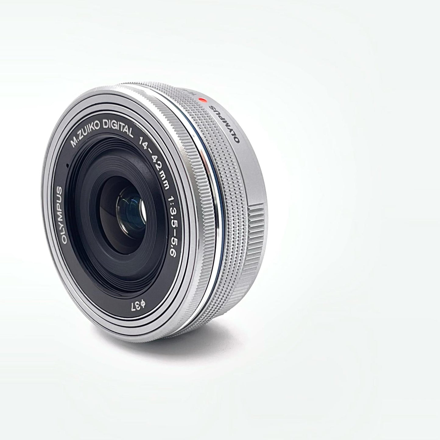 【全額返金保証】【最速発送】OLYMPUS M.ZUIKO DIGITAL ED 14-42mm F3.5-5.6 EZ [シルバー] 動作確認済