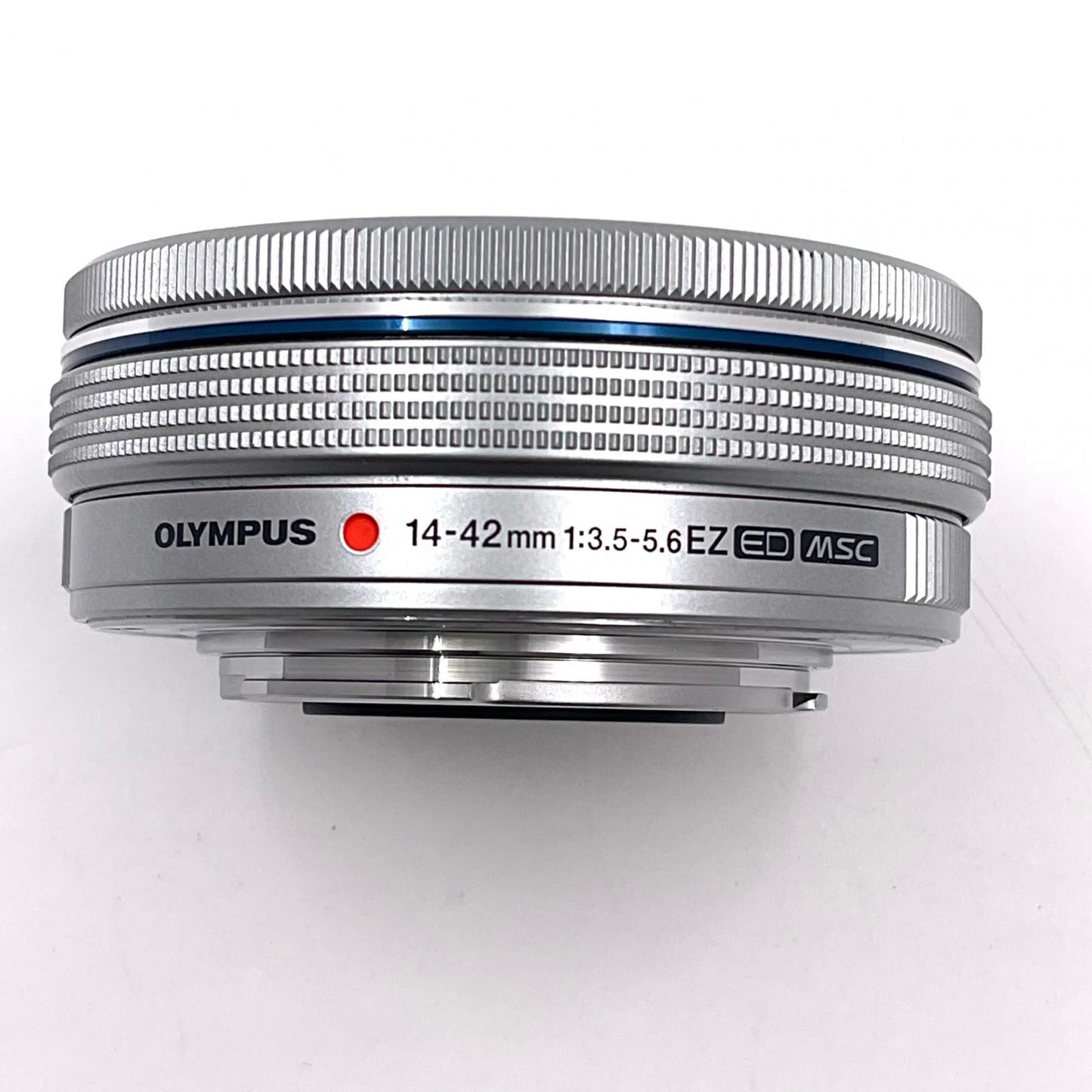 【全額返金保証】【最速発送】OLYMPUS M.ZUIKO DIGITAL ED 14-42mm F3.5-5.6 EZ [シルバー] 動作確認済