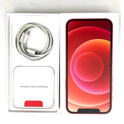 【全額返金保証】【最速発送】Apple iPhone iPhone 12 128GB (PRODUCT)RED Softbank SIMフリー 白ロム 動作確認済 73%