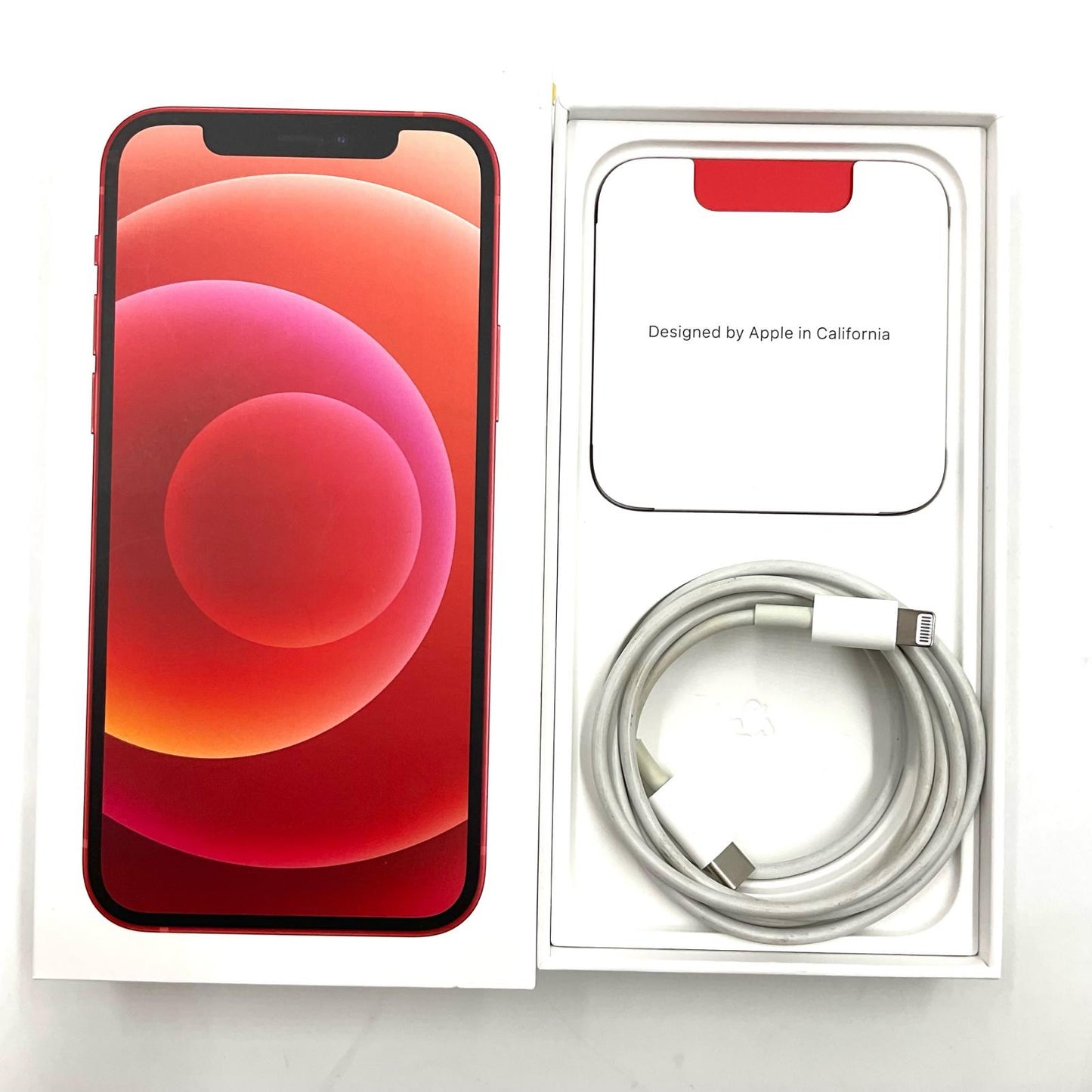 【全額返金保証】【最速発送】Apple iPhone iPhone 12 128GB (PRODUCT)RED Softbank SIMフリー 白ロム 動作確認済 77%