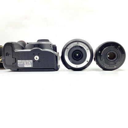 【全額返金保証】【最速発送】Nikon デジタル一眼 D5300 ダブルズームキット ブラック 美品 動作確認済