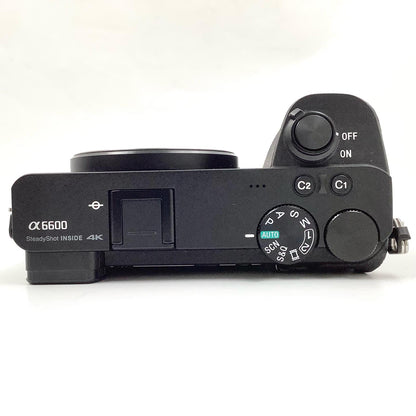 【全額返金保証】【最速発送】Sony デジタル一眼 α6600 ILCE-6600 ボディ ブラック 動作確認済