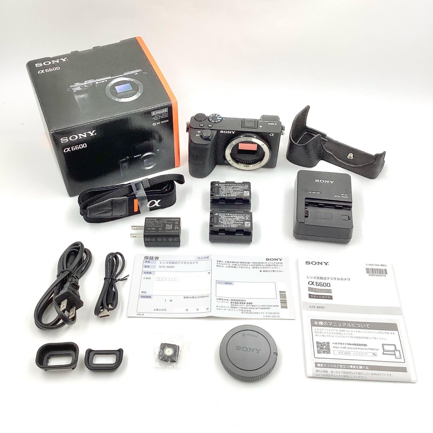 【全額返金保証】【最速発送】Sony デジタル一眼 α6600 ILCE-6600 ボディ ブラック 動作確認済