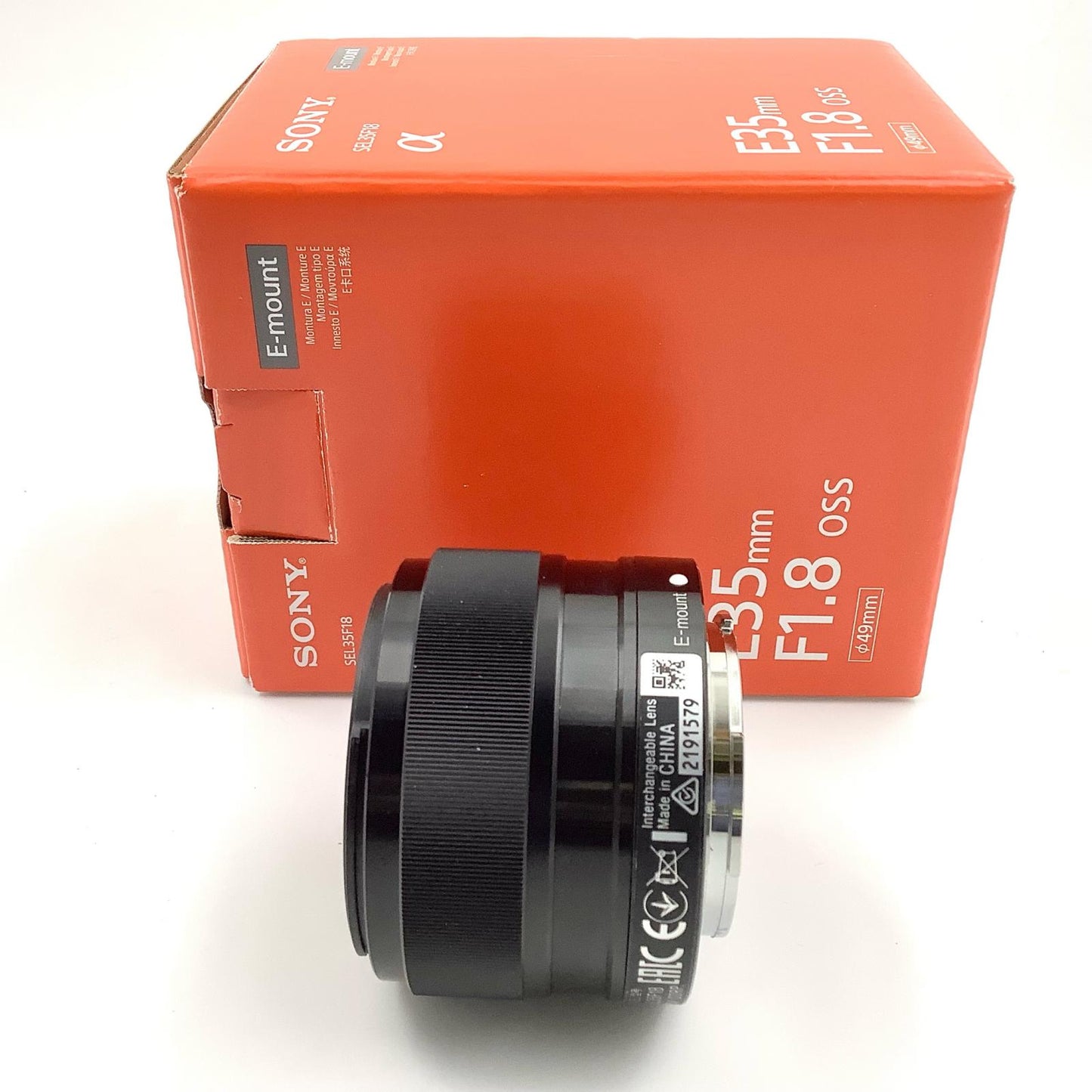 【全額返金保証】【最速発送】Sony E 35mm F1.8 OSS SEL35F18 美品 動作確認済