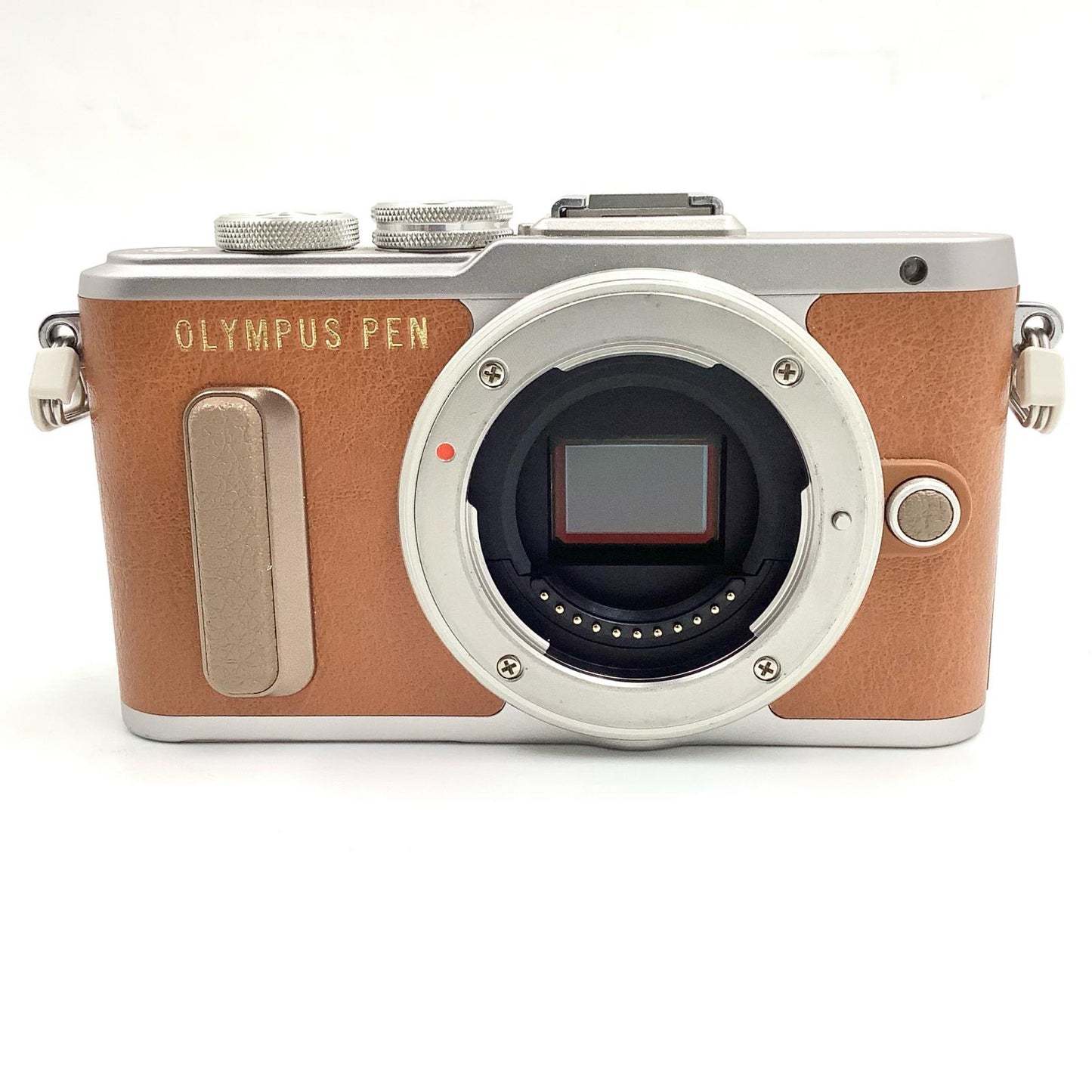【全額返金保証】【最速発送】OLYMPUS デジタル一眼 OLYMPUS PEN E-PL8 ボディ [ブラウン] 美品 動作確認済