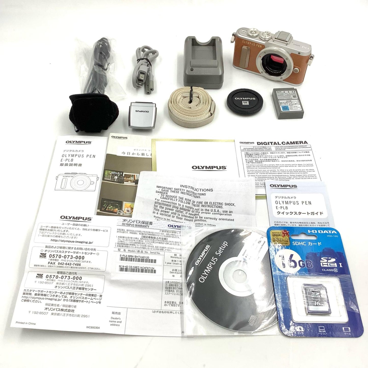 【全額返金保証】【最速発送】OLYMPUS デジタル一眼 OLYMPUS PEN E-PL8 ボディ [ブラウン] 美品 動作確認済