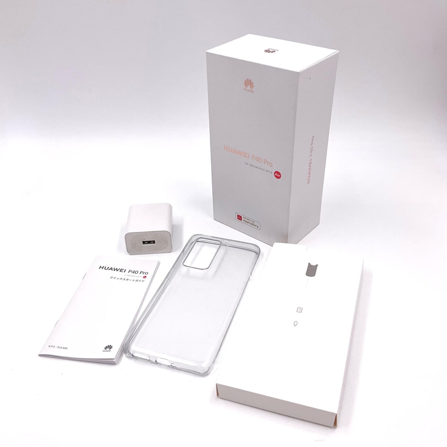 【最速発送】Huawei P 40　Pro 256GB シルバーフロスト SIMフリー ELS-NX9 白ロム【難有】