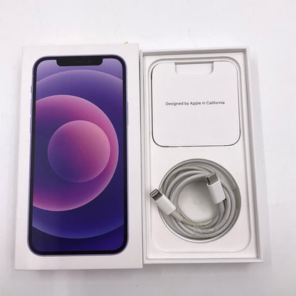 【全額返金保証】【最速発送】Apple iPhone iPhone 12 128GB パープル docomo 白ロム 動作確認済 79%