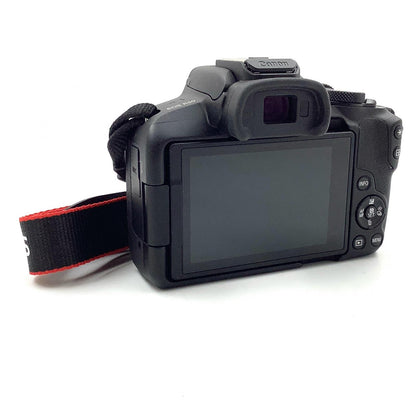 【全額返金保証】【最速発送】Canon デジタル一眼 EOS R50 ダブルズームキット ブラック 美品 動作確認済