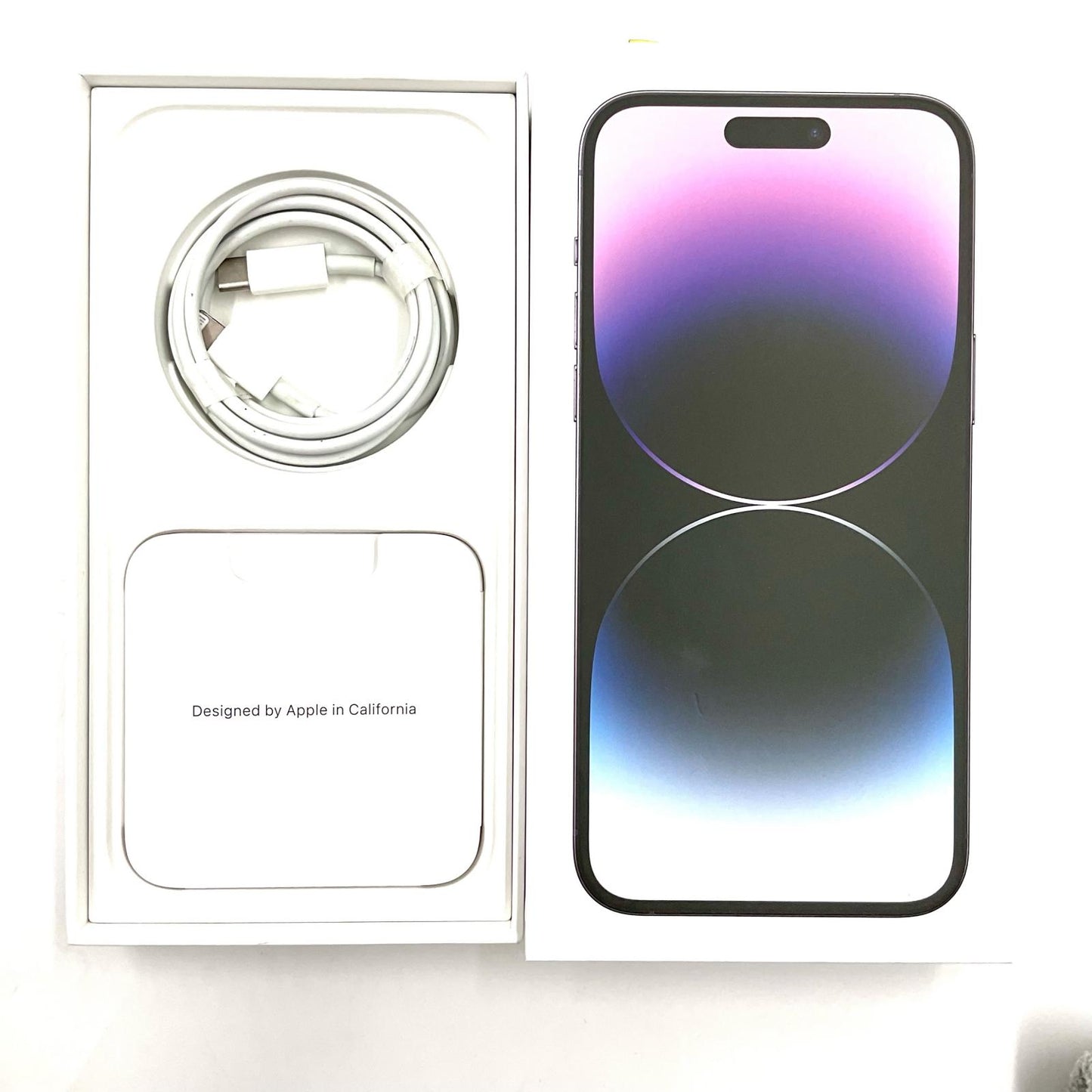 【全額返金保証】【最速発送】Apple iPhone iPhone 14 Pro Max 256GB ディープパープル SIMフリー 白ロム 動作確認済 88%