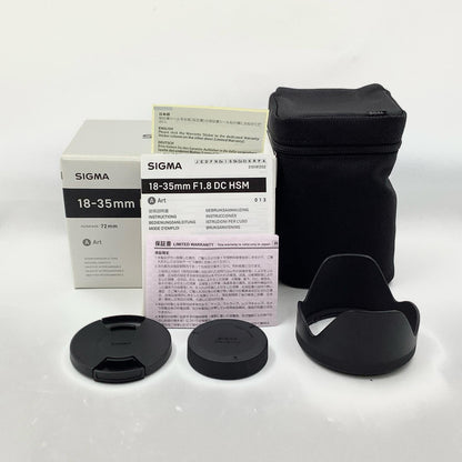 【全額返金保証】【最速発送】SIGMA 18-35mm F1.8 DC HSM ペンタックス用 美品 動作確認済