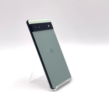 【全額返金保証】【最速発送】Google Pixel 6a 128GB Sage au GB17L 白ロム 動作確認済