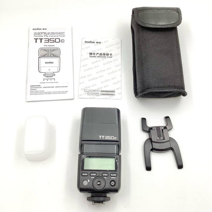 【全額返金保証】【最速発送】GODOX TT350C キヤノン用 美品 動作確認済