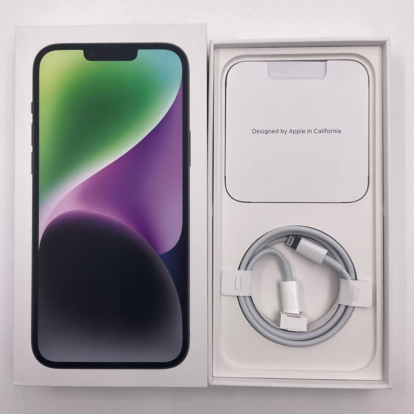 【全額返金保証】【最速発送】Apple iPhone iPhone 14 Plus 128GB ミッドナイト SIMフリー 白ロム 動作確認済 80%