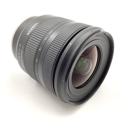 【全額返金保証】【最速発送】TAMRON 11-20mm F/2.8 Di III-A RXD (Model B060) SONY Eマウント 美品 動作確認済