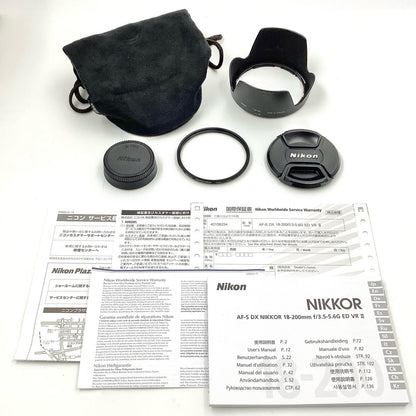 【全額返金保証】【最速発送】Nikon AF-S DX NIKKOR 18-200mm f/3.5-5.6G ED VR II 動作確認済