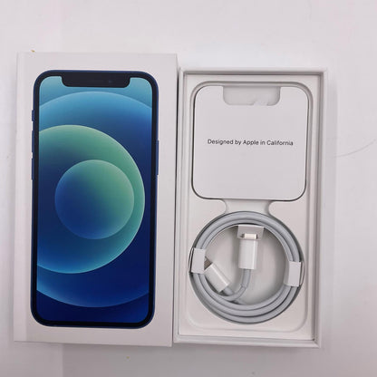 【全額返金保証】【最速発送】Apple iPhone iPhone 12 mini 128GB ブルー SIMフリー 白ロム 動作確認済 85%