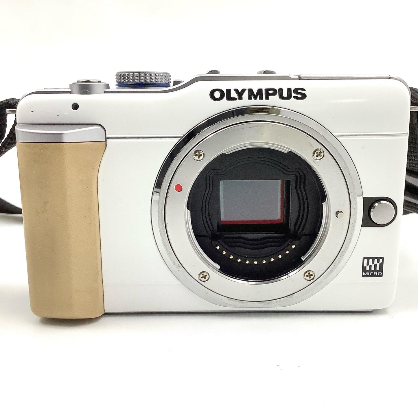 【全額返金保証】【最速発送】OLYMPUS デジタル一眼 オリンパス・ペン Lite E-PL1 ボディ ホワイト 動作確認済