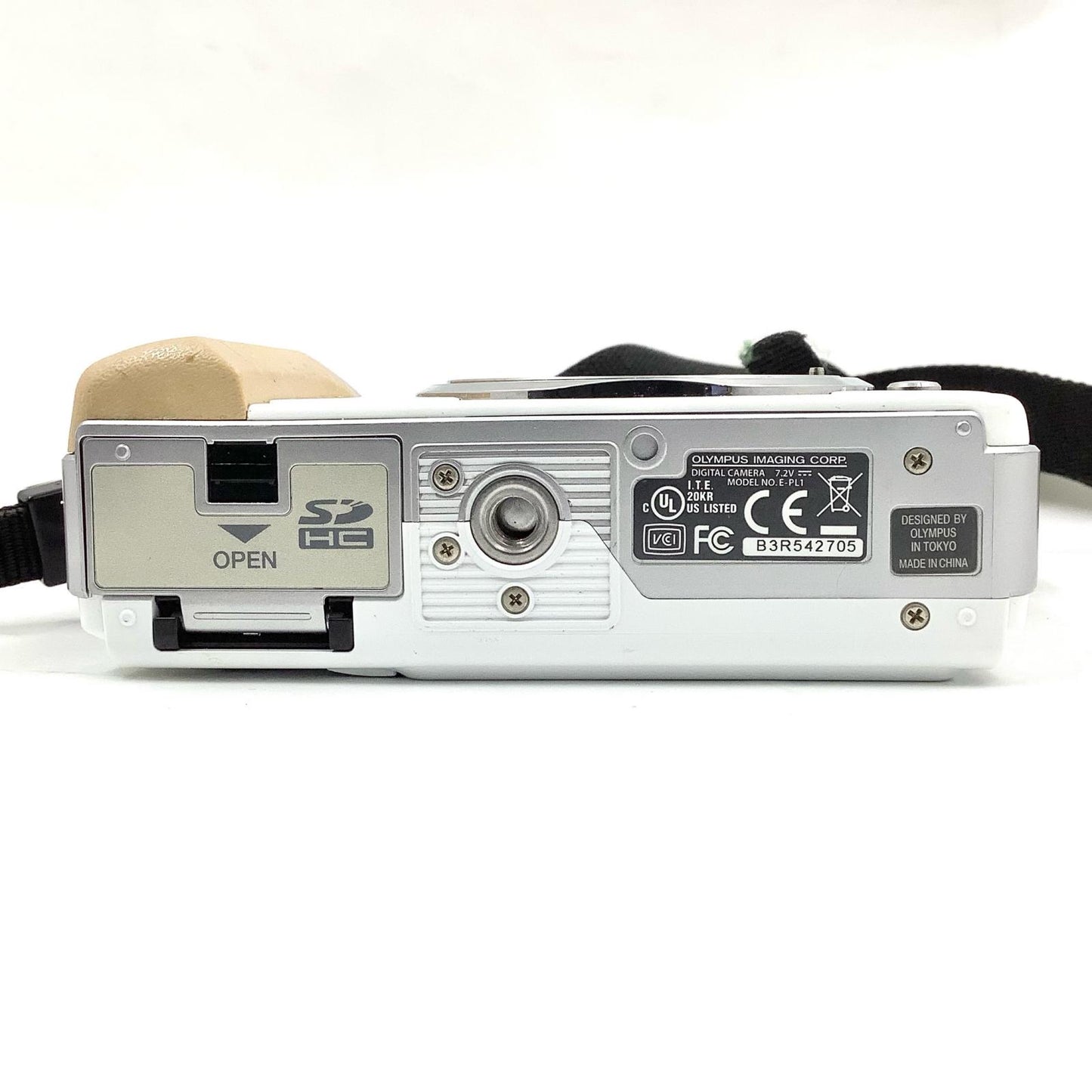 【全額返金保証】【最速発送】OLYMPUS デジタル一眼 オリンパス・ペン Lite E-PL1 ボディ ホワイト 動作確認済
