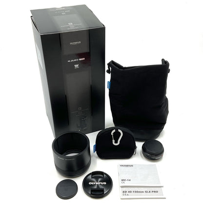 【全額返金保証】【最速発送】OLYMPUS M.ZUIKO DIGITAL ED 40-150mm F2.8 PRO 1.4x テレコンバーターキット 美品 動作確認済