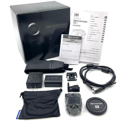 【全額返金保証】【最速発送】OM SYSTEM デジタル一眼 OM-1 ボディ ブラック 超美品 動作確認済