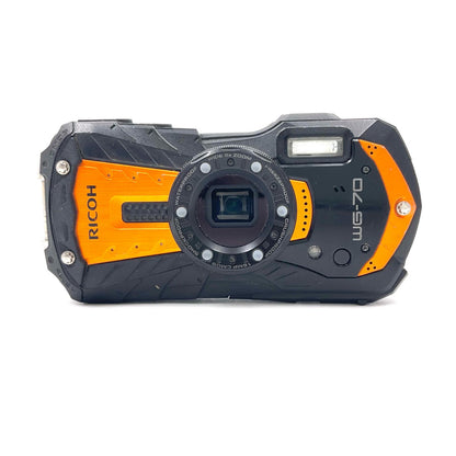【全額返金保証】【最速発送】RICOH コンパクトデジタルカメラ RICOH WG-70 [オレンジ] 動作確認済