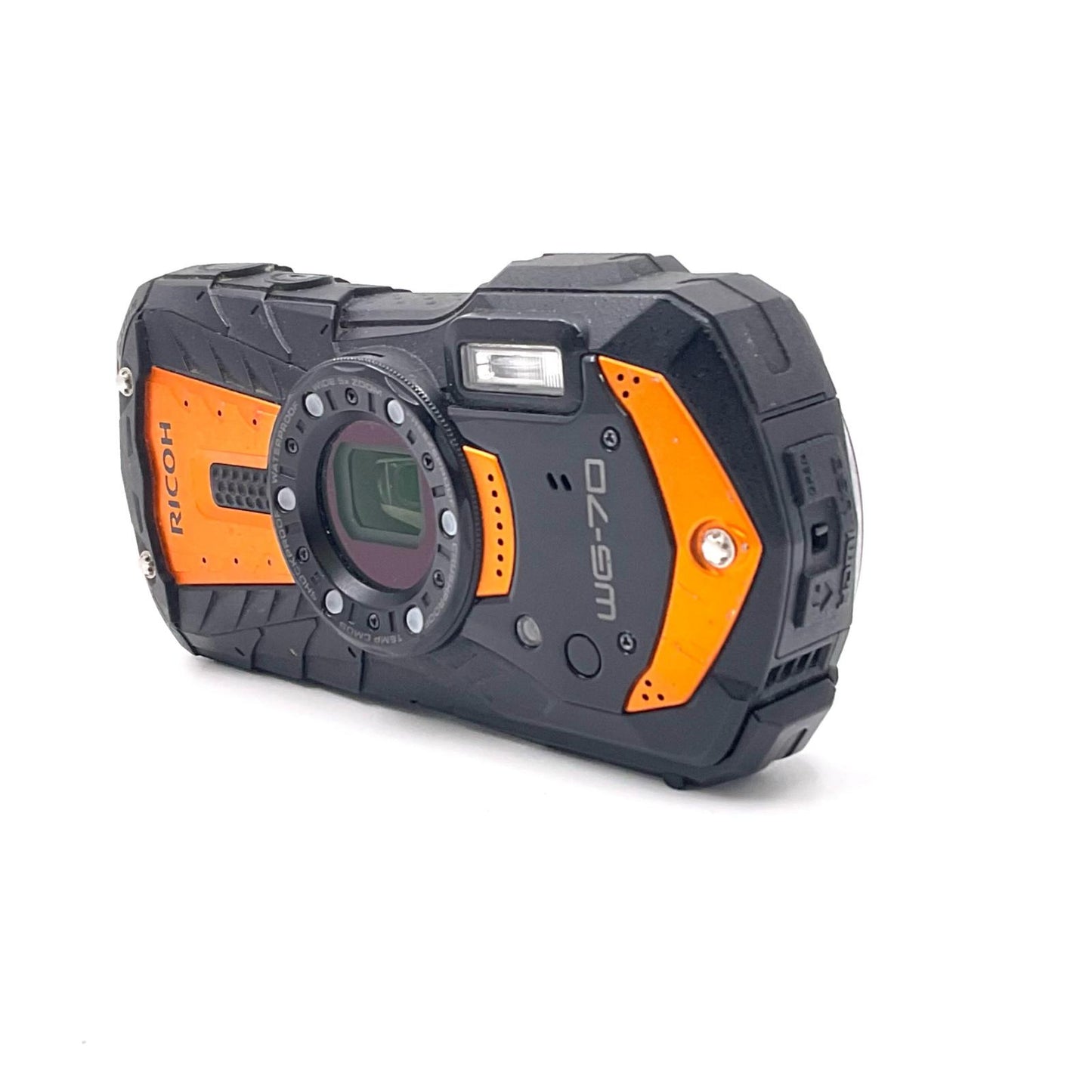 【全額返金保証】【最速発送】RICOH コンパクトデジタルカメラ RICOH WG-70 [オレンジ] 動作確認済