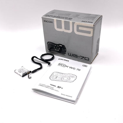 【全額返金保証】【最速発送】RICOH コンパクトデジタルカメラ RICOH WG-70 [オレンジ] 動作確認済