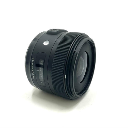 【全額返金保証】【最速発送】SIGMA 30mm F1.4 DC HSM [ニコン用] 美品 動作確認済