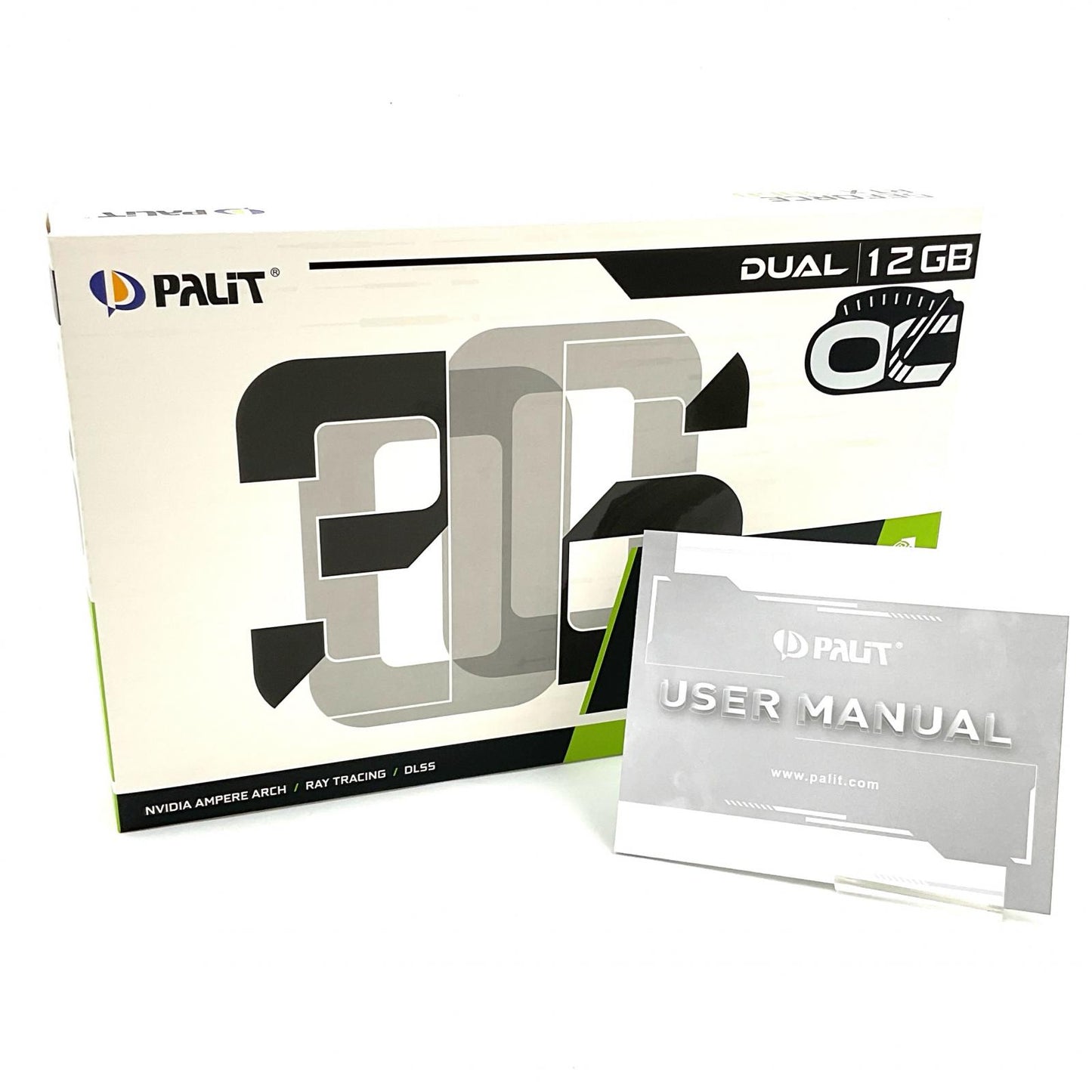【全額返金保証】【最速発送】Palit グラフィックボード GeForce RTX 3060 Dual OC 12GB NE63060T19K9-190AD 美品 動作確認済