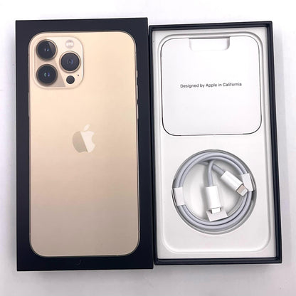 【全額返金保証】【最速発送】Apple iPhone iPhone 13 Pro Max 1TB ゴールド Softbank 動作確認済 81%