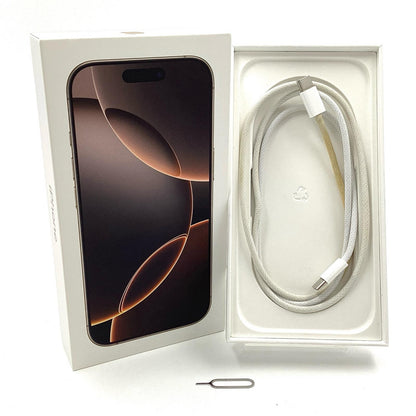 【全額返金保証】【最速発送】Apple iPhone iPhone 16 Pro 256GB デザートチタニウム SIMフリー 白ロム 超美品 動作確認済 98%