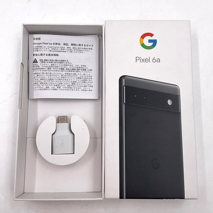 【最速発送】Google Pixel 6a 128GB チャコール Softbank GB17L 白ロム【難有】