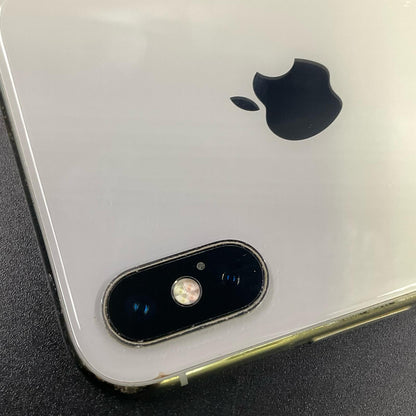 【全額返金保証】【最速発送】Apple iPhone iPhone X 256GB シルバー au 白ロム 動作確認済 79%