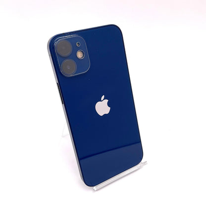 【全額返金保証】【最速発送】Apple iPhone iPhone 12 mini 64GB ブルー Softbank 白ロム 動作確認済 77%