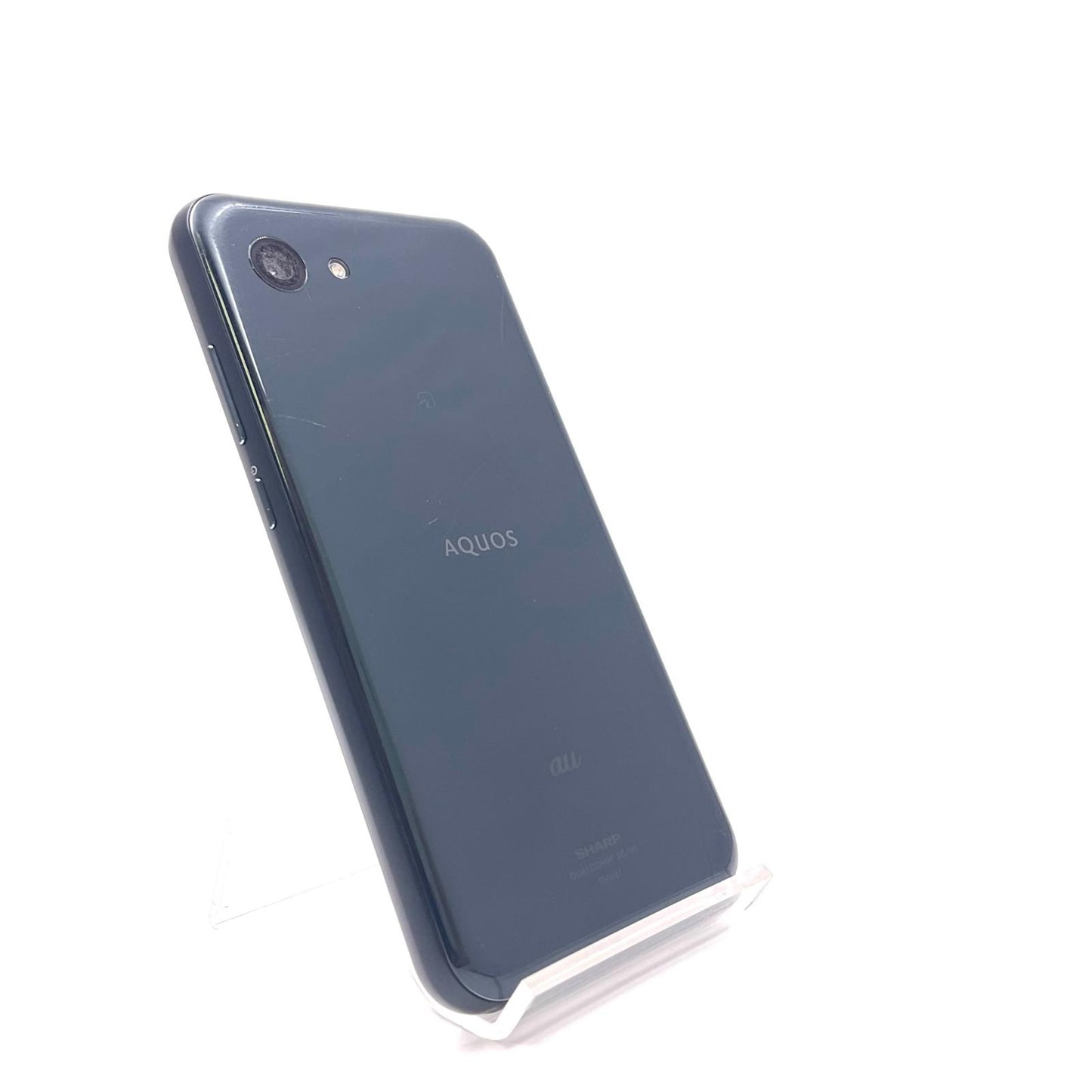 【全額返金保証】【最速発送】SHARP AQUOS R compact 32GB ブラック au SHV41 白ロム 動作確認済