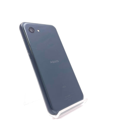 【全額返金保証】【最速発送】SHARP AQUOS R compact 32GB ブラック au SHV41 白ロム 動作確認済