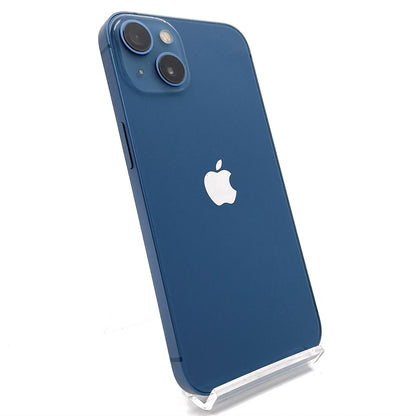 【全額返金保証】【最速発送】Apple iPhone iPhone 13 128GB ブルー au 動作確認済 81%