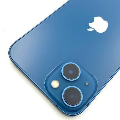 【全額返金保証】【最速発送】Apple iPhone iPhone 13 128GB ブルー au 動作確認済 81%