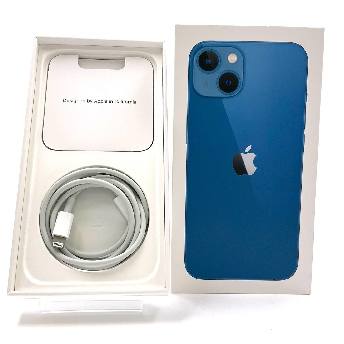 【全額返金保証】【最速発送】Apple iPhone iPhone 13 128GB ブルー au 動作確認済 81%