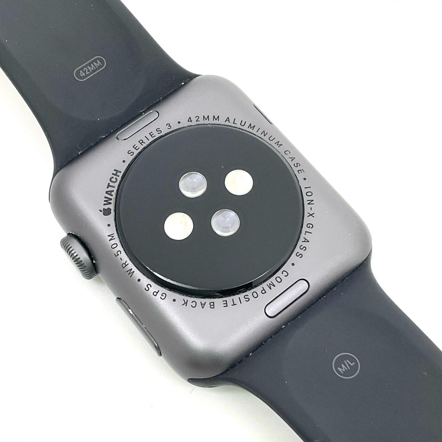 【全額返金保証】【最速発送】Apple Watch Series 3 アルミニウム 42mm GPS 98% 動作確認済