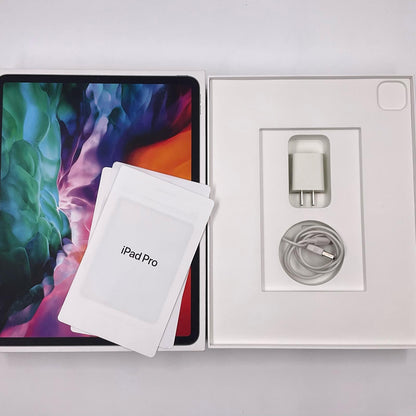 【全額返金保証】【最速発送】Apple iPad Pro 12.9インチ 第4世代 128GB スペースグレイ WiFi+Cellular docomo 白ロム 動作確認済