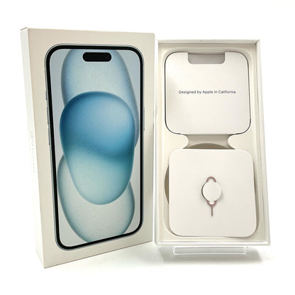 【全額返金保証】【最速発送】Apple iPhone iPhone 15 128GB ブルー 楽天モバイル 白ロム 美品 動作確認済 90%