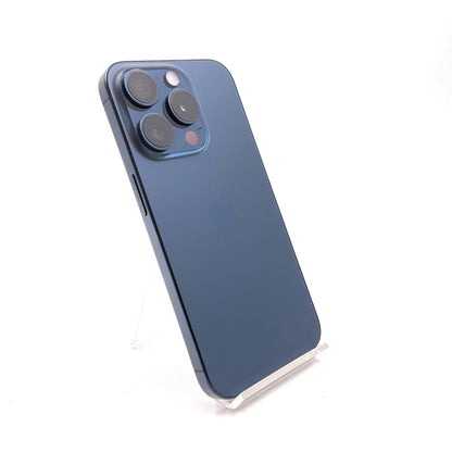 【全額返金保証】【最速発送】Apple iPhone iPhone 15 Pro 128GB ブルーチタニウム au SIMフリー 動作確認済 87%