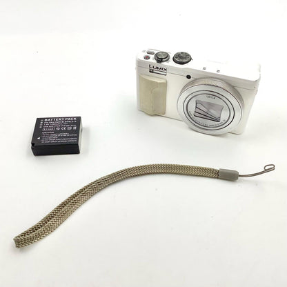 【全額返金保証】【最速発送】Panasonic コンパクトデジタルカメラ LUMIX DMC-TZ85 [ホワイト] 動作確認済