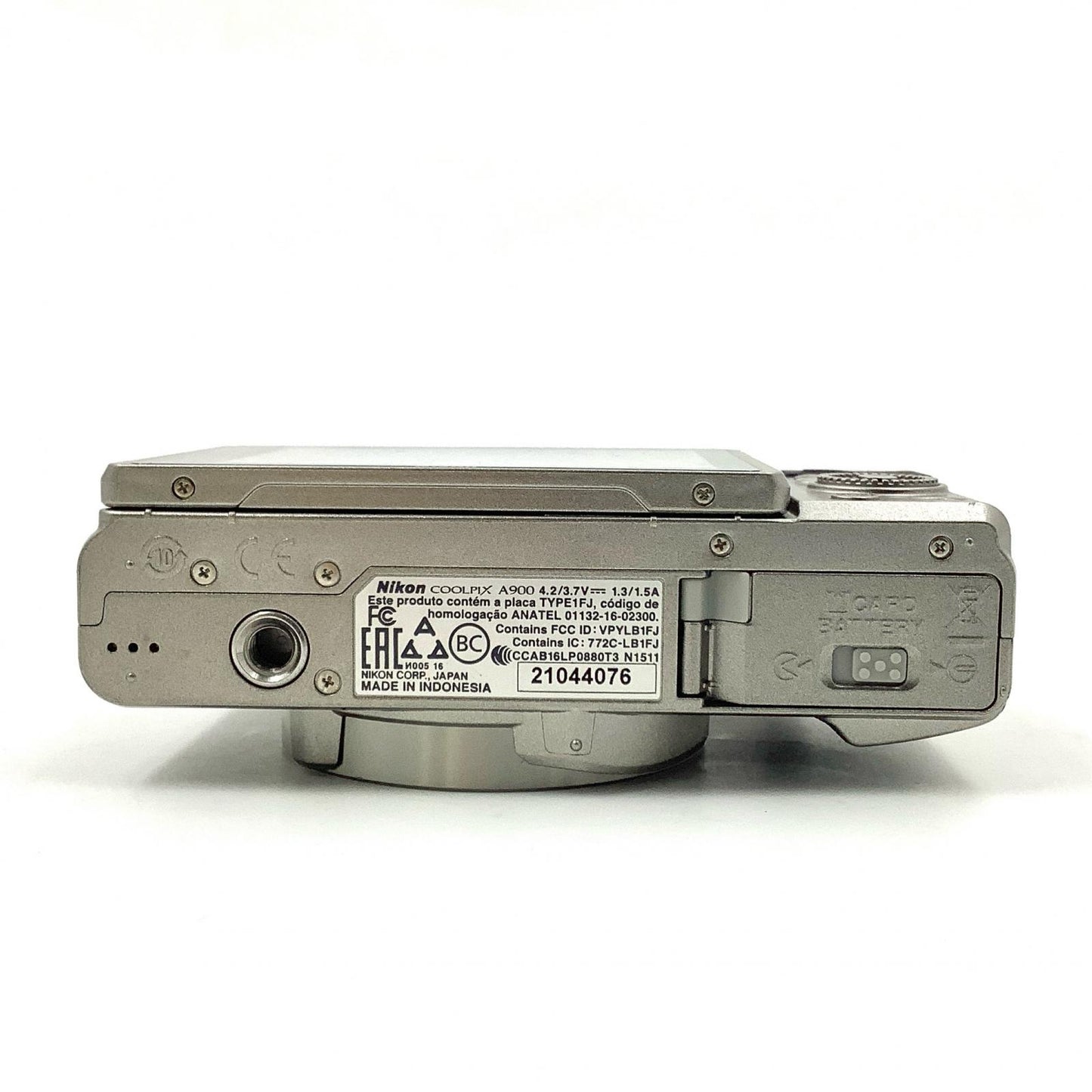 【全額返金保証】【最速発送】Nikon コンパクトデジタルカメラ COOLPIX A900 [シルバー] 美品 動作確認済