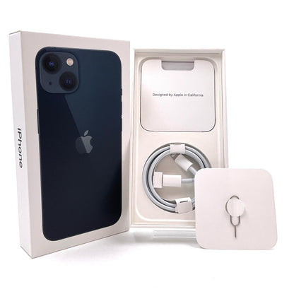 【全額返金保証】【最速発送】Apple iPhone iPhone 13 128GB ミッドナイト au SIMフリー 白ロム 動作確認済 86%