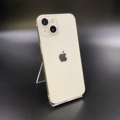 【全額返金保証】【最速発送】Apple iPhone iPhone 13 128GB スターライト au SIMフリー 白ロム 動作確認済 76%
