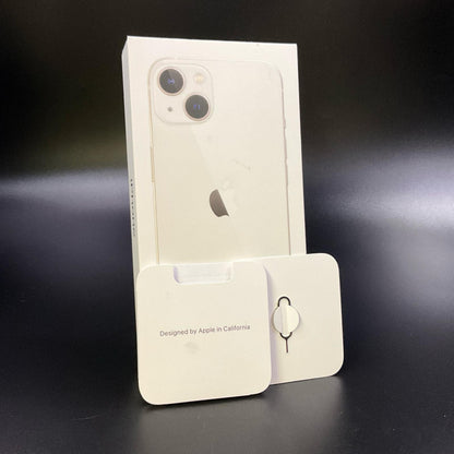 【全額返金保証】【最速発送】Apple iPhone iPhone 13 128GB スターライト au SIMフリー 白ロム 動作確認済 76%